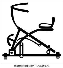simulator on white backgroun