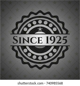 Since 1925 black emblem