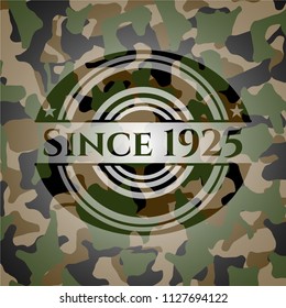 Since 1925 camouflage emblem