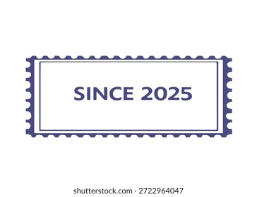desde 2025 carimbo de correio ícone vetor em um fundo branco
Carimbo de correio vetorial sobre fundo branco
