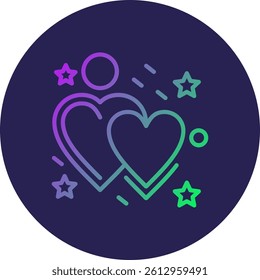 Sincerity Line Circle Gradient Style