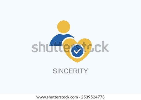 Sincerity Vector Or Logo Sign Symbol Illustration