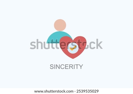Sincerity Vector Or Logo Sign Symbol Illustration