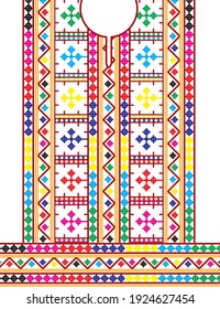 Sindhi Dress Vector Design and Cultural Dress Vector Design