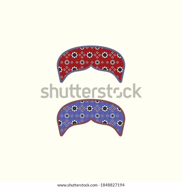 Sindhi Topi Vector Design Islamic Cap Stock Vector Royalty Free 1848827194