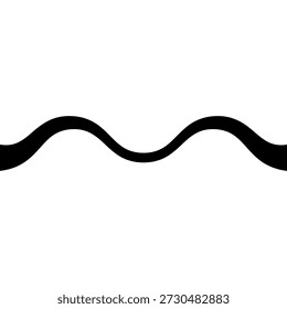 Ícone de Onda Senoidal para Física Matemática Som Frequência Sinal Design