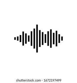 Sine Wave Icon Vector Logo