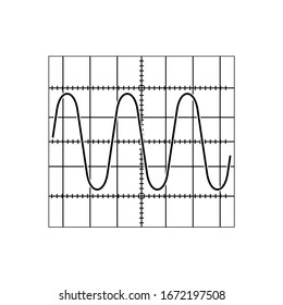 Sine Wave Icon Vector Logo