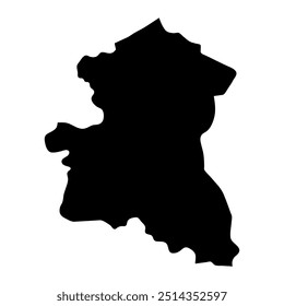 Sing Buri province map, administrative division of Thailand. Vector illustration.