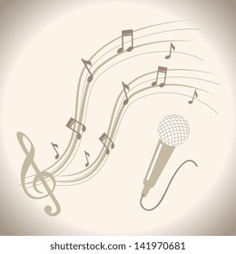 sing design over gray background vector illustration