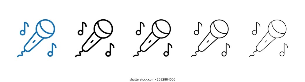 Sing icon Outline vector logo for web ui