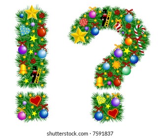 Sing and Mark Christmas decoration - Alphabet
