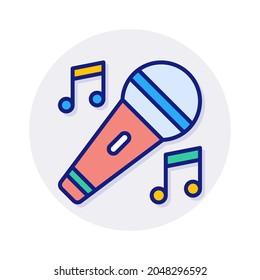 Sing a Song icon in vector. Logotype