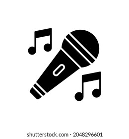 Sing a Song icon in vector. Logotype