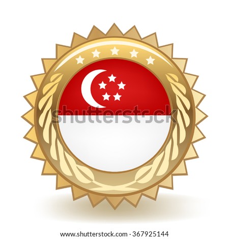 Singapore Badge
