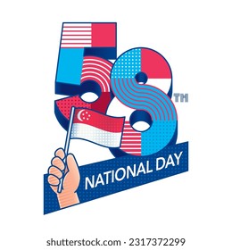 Singapore Celebrate 58th National Day