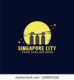 Singapore city premium logo design