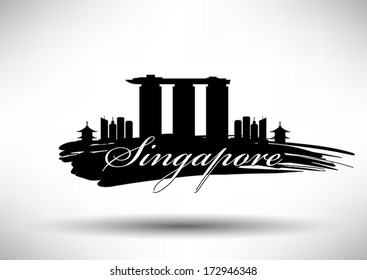 Singapore City Skyline Design