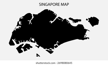 singapore country map background vector