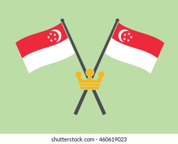 Singapore Emblem Crown