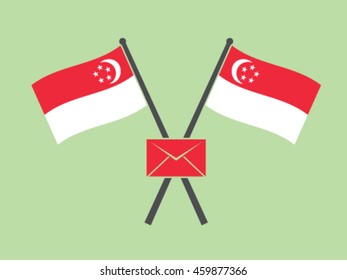 Singapore Emblem Mail Attachment