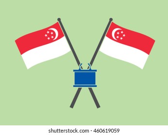 Singapore Emblem Podium