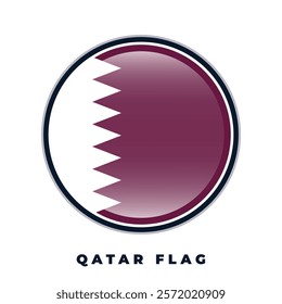 Singapore flag round design circle vector template