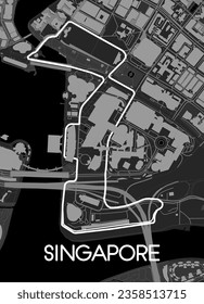 Singapore Grand Prix track map