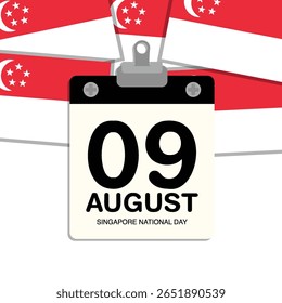 Singapore Independence Day Small Wall Calendar