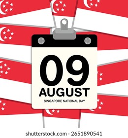 Singapore Independence Day Small Wall Calendar