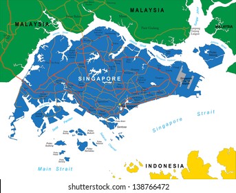 Singapore Map