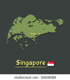Singapore Map.
