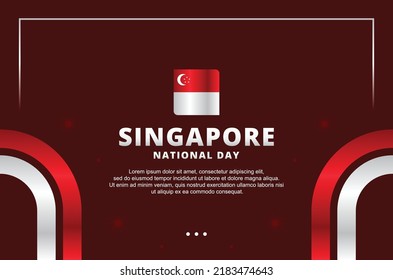 Singapore National Day Design Background For International Moment