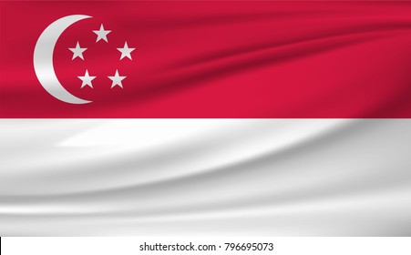 Singapore National Flag