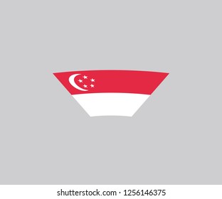 Singapore national flag country emblem state symbol
