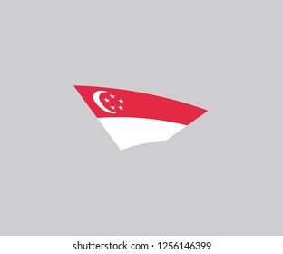 Singapore national flag country emblem state symbol