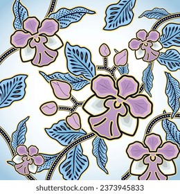 Singapore National Flower Vanda Miss Joaquim
Floral Batik Pattern