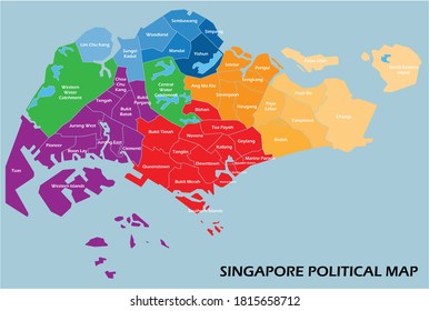 227 Singapore district map Stock Vectors, Images & Vector Art ...