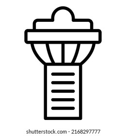 Singapore tower icon outline vector. City building. Asian national