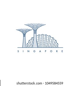 Singapore. Vector Illustration.