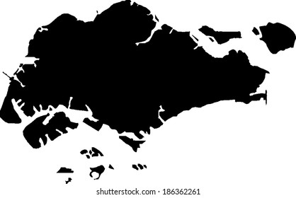 Singapore Vector Map