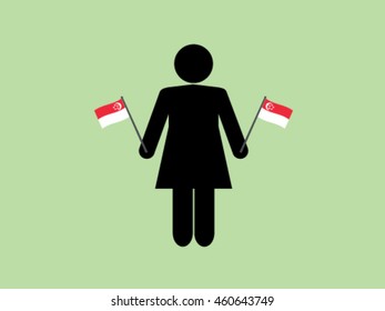 Singapore Woman Female