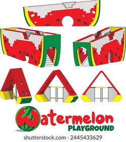 Singapore's old-school watermelon playground, shaped like a slice of watermelon, is the last remaining one in Tampines. Vintage playground.