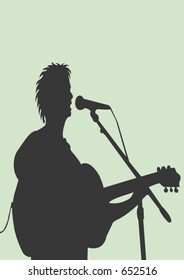 A singer