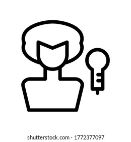 singer icon or logo isolated sign symbol vector illustration - high quality black style vector icons
