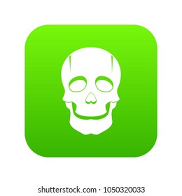 Singer mask icon digital green for any design isolated on white vector illustration