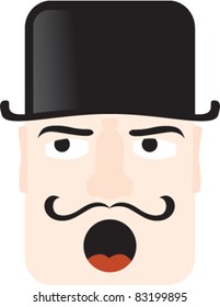 SINGER mustache
