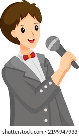 Design-Illustration für Singer-Profession