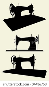 Singer Sewing Machine Vector 01