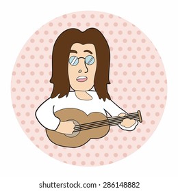 singer theme elements vector,eps
